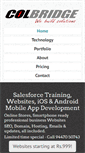 Mobile Screenshot of colbridge.com